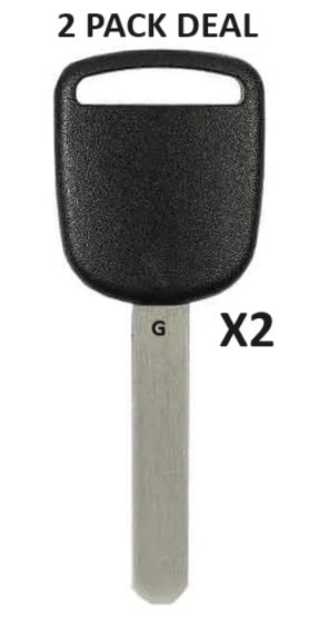 2 PACK DEAL - Clé à transpondeur Honda - Puce G