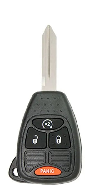 Clé télécommande à 4 boutons pour Chrysler Dodge Jeep 2004-2018.