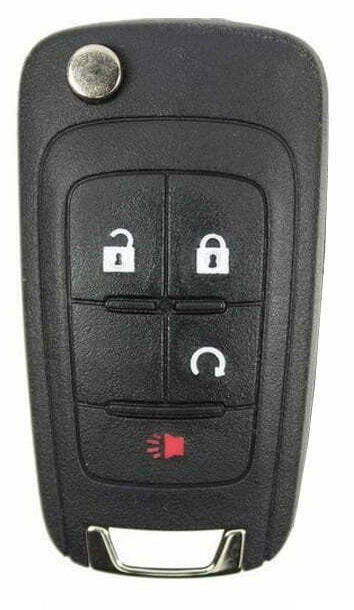 Clé de démarrage à distance à 4 boutons pour Chevy Buick GM