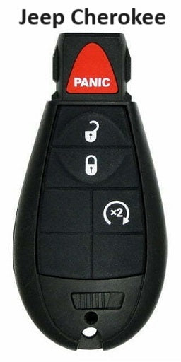 Jeep - 4 Button Fobik Key for 2014-2020 Cherokee (GQ4-53T)