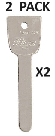 2 PACK - HONDA / ACURA HO01 / HON66 Brass door Key