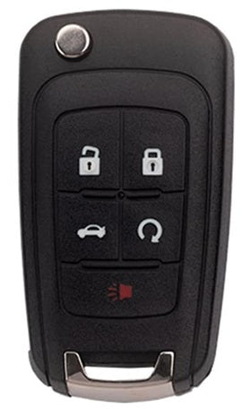 5 Button Flip Key for Chevy Buick GM